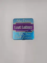 After Dinner Party Card Game Family Quiz Game Lost Letters Bite Size Jumbles
