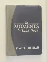 David Jeremiah In Moments Like These Devotional Leather Bound New/Sealed