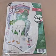 Bucilla Unopened Santa's Unicorn Christmas Stocking Kit 2020 Needlecraft NOS