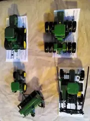 Vintage John Deere Toy Tractor/implement Collection