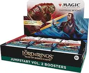 Magic the Gathering The Lord of The Rings Tales of Middle Earth Holiday Release Jumpstart Boosters Volume 2 (18 Boosters Per Display)
