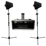 VOCOPRO BENCHMARK-DUAL-HH Tour Grade Handheld Wireless System Direction Antennas