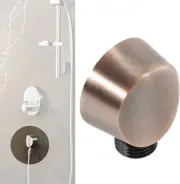 Round Drop Ell Handheld Shower Wall Connector A725ORB, Bronze 0.5 Inch IPS