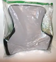NEW Black & Gray Memory Foam Back Lumbar Support Rest Cushion for Chair
