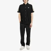 Palm Angels Monogram Taping Button Down Shirt