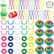 144 Pieces Bobbin Thread Buddies Set includes 70 Bobbin Holder Clips Color Th...