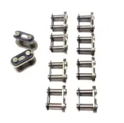 JUEGO DE 10 ENLACES DE CONECTOR MAESTRO #25H SCOOTERS BICICLETAS DE BOLSILLO