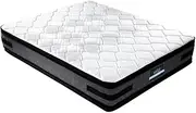 Giselle Bedding 36CM Double Mattress 7 Zone Euro Top Pocket Spring Medium Firm Foam