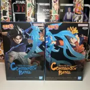 Banpresto Naruto Combination Battle Naruto Uzumake, Sasuke Uchiha Figures
