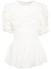 [Cecilie Bahnsen] Virtue Top Recycled Faille