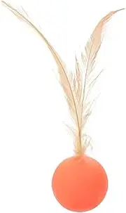 Cat Toys Balls,Indoor Exercise Kittens Toy | Sensory Stimulation Ball with Feather for Indoor Outdoor Play Hunting Exercise Training Boredom Relief