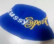 STUSSY Sports 24AW KNIT BUCKET HAT Crusher Hat BLUE Size L/XL 59-61cm 23.2-24in