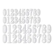 Durable Reflective Mailbox Number Decals Set for Clear Visibility Stickers Charm