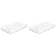 2x The Peanutshell Little Llama Diaper Change Pad Cover Sleeve Protector 81x40cm