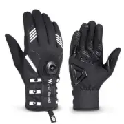 A Pair WEST BIKING Cycling Breathable Self-locking Gloves with Buckle, Size: 2XL