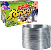 The Original Giant Slinky Walking Spring Toy, Big Metal Slinky