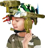 Kids Tactical Multifunctional Helmet Set for Battle Game, Police Cosplay Kids Toy Helmet Paintball Airsoft