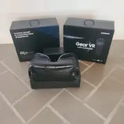 2 GEAR VR OCULUS Headsets w/ Controllers 1 NIB 1 Taken out of box for pictures