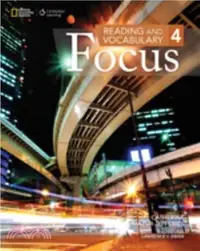 在飛比找三民網路書店優惠-Reading and Vocabulary Focus 4