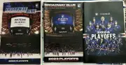 NY RANGERS PROGRAM SET 2024 2023 2022 STANLEY CUP PLAYOFFS NHL HOCKEY MSG