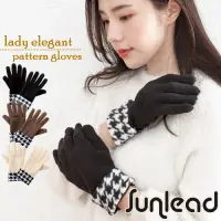 在飛比找Yahoo奇摩購物中心優惠-Sunlead 日系保暖防風淑女款Fleece刷毛手套