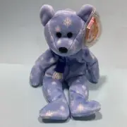 Ty 1999 Holiday Teddy Bear Beanie Babies Baby Collection New With Tag