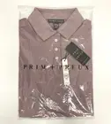 Small Womens PRIM + PREUX Polo Short Sleeve Shirt Mauve
