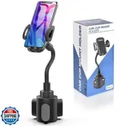 bokilino Car Cup Holder Phone Mount, Adjustable Gooseneck Cup Holder Cradle C