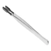 Rubber Tipped Tweezers Rubber Coated Soft Straight Flat Tip Lab Industrial