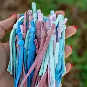 Elastic Cord Silicone Mask Adjusters Elastic Band Stopper Fastener 100 pcs