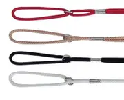 Beau Pets - Nylon Cord - Lead with Clip - 4mm x 100cm - White