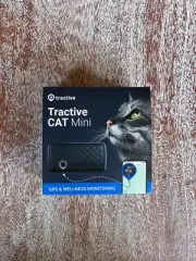 Tractive Mini GPS Cat Tracker (6.5 lbs+), Dark Blue, Refurbished