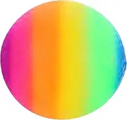Abaodam Rainbow Beach Ball Fun Inflatable for Summer Activities and Family Bonding Lightweight Patting Ball for Coordination Skills