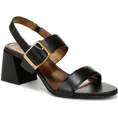 Naturalizer Womens Vicky Black Slingback Heels Shoes 9 Wide (C,D,W) BHFO 2160