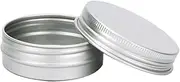 HAPINARY Aluminium Empty Cream Jar Pot 24pcs 30ml Travel Bottles Leakproof Cosmetics Containers for Creams Makeup Ointments