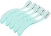 BAZEITFLOW Crescent Shape Eyelash Separator Comb Brow Comb Set Travel-friendly Beauty Tools