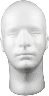 Folpus Sturdy Man's Hair Mannequin Head Manikin Model for Hat
