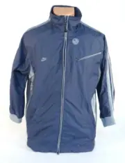 Nike Gray Zip Front Mesh Lined Wind Jacket Youth Boy's Large L 14-16 NWT
