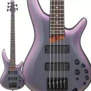 Ibanez SR505E-BAB 5-String Electric Bass Black Aurora Burst Gloss with Gig Bag
