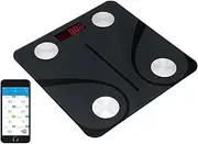 Bluetooth Body Fat Scale, Smart BMI Scale Digital Bathroom Weight Scale, Body Composition Analyzer with Smartphone App