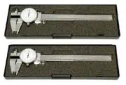 SPECIAL 2pc 150mm METRIC DIAL STAINLEES STEEL CALIPER