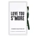 S'Mores Kit with Marshmallow Roasting Sticks Camping Skewers Cardboard Book 2 Pk