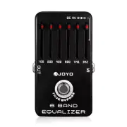 JOYO 6 Band EQ Pedal Equalizer ±18dB Guitar Effect Pedal for Electric Guitar