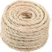 1Roll Natural Sisal Rope for Cat Trees Wear Resistant DIY Scratching Rope Replacement for Cat Scratching Posts Pads Durable Cat Accessory for Home Projects
