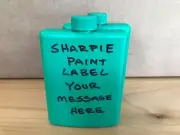 Plastic Alcohol Flask - Customizable - Green - 2 Pack - Free Shipping