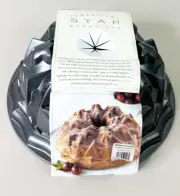 Williams Sonoma American Star Bundt Pan w/Recipe-2004-Cast Aluminum NEW