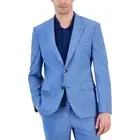 HUGO BOSS Men's Modern-Fit Light Blue Superflex Suit Jacket Blue 40S B4HP