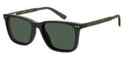 Pierre Cardin P.C. 6280/CS with Clip-on 3OL/UC Men's Glasses Black Size 54 - Private Health Rebate - Blue Light Block Available