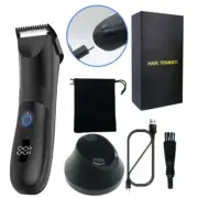 Pubic Hair Trimmer for Men Epilator Rechargeable Shaver