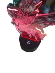 LED Night Light Unicorn- Desk Lamp Gifts US. Interchangeable 3d display plaques